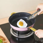 12 - piece wine - red non - stick stainless - steel soup pot set, induction - friendly for kitchen use.