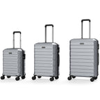 3-Piece Hardside Luggage Set Lightweight Hardside Suitcases with 8-Spinner Wheels