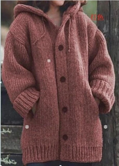 Warm sweater coat