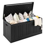80 Gallon Outdoor Deck Box with Lockable Lid