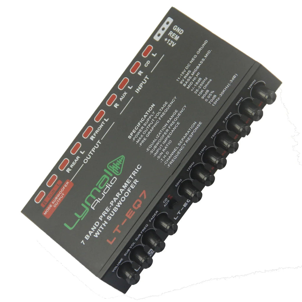 LT-EQ7 7 Band 9 Volt Car Audio Graphic Equalizer