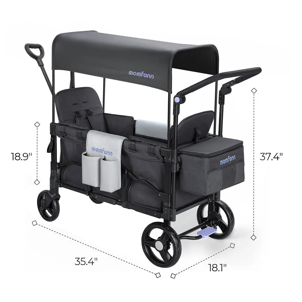Momfann Stroller Wagon for Kids – 2-Seater All-Terrain Baby Wagon