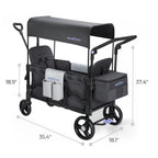 Momfann Stroller Wagon for Kids – 2-Seater All-Terrain Baby Wagon