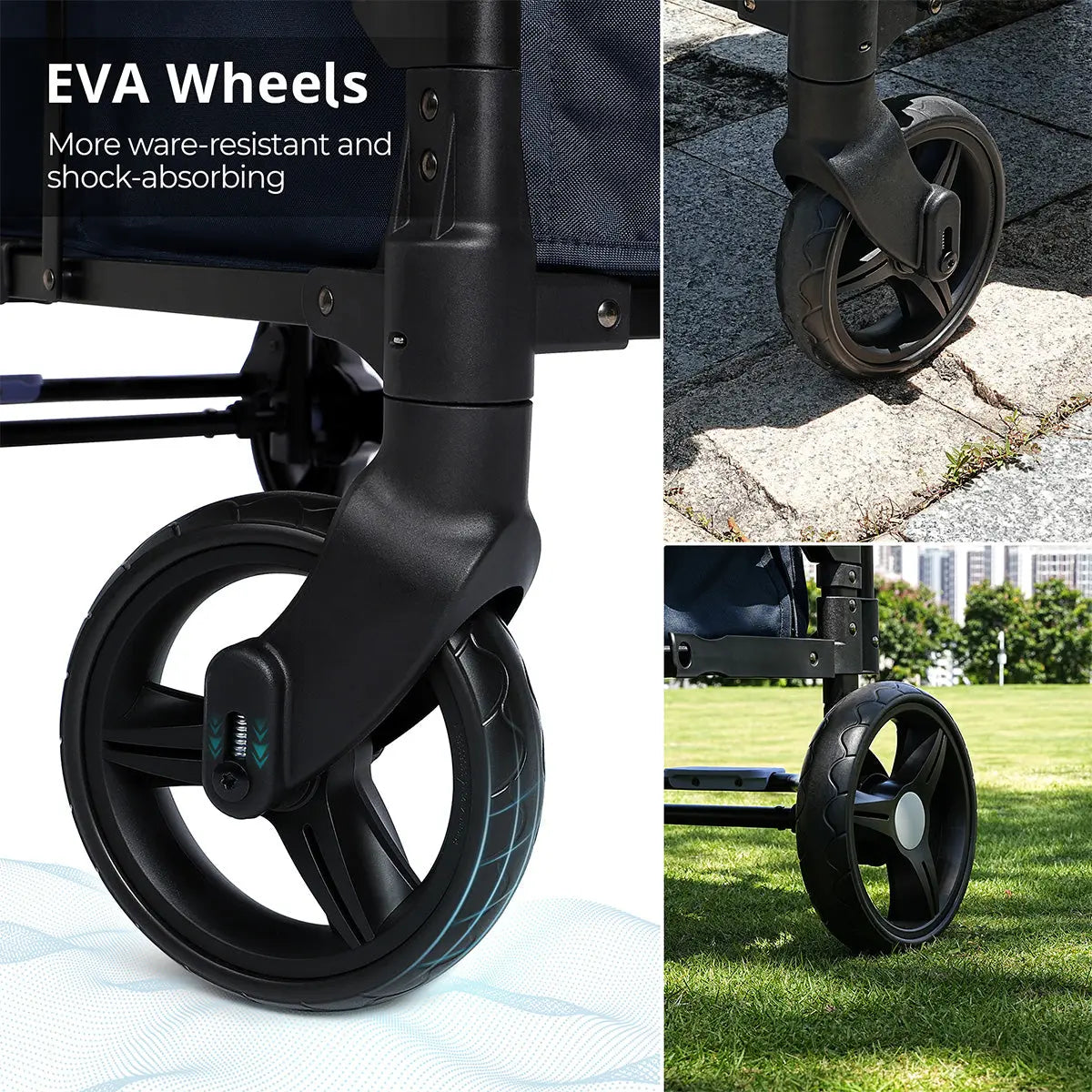 Momfann Stroller Wagon for Kids – 2-Seater All-Terrain Baby Wagon