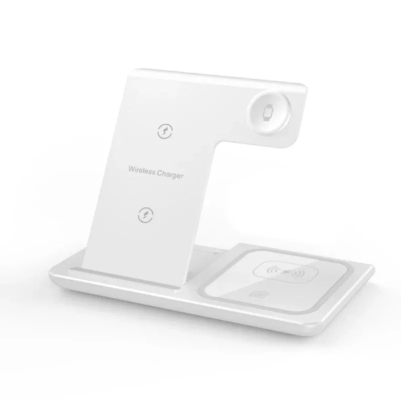 LED Fast Wireless Charging Station