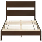 Full Bed Frame with Headboard and Solid Wood Legs