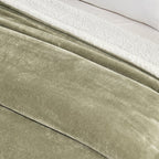 Velvet Plush Sherpa Luxury Bed Blanket - Kinsley Collection