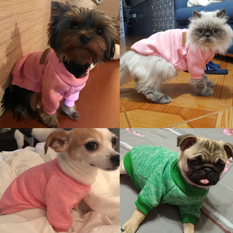XS-2XL Winter Warm Pet Sweater