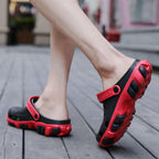 Men Summer Flip Flops Slippers Beach Sandals Flats Shoes Mens Garden Clogs Sports Sandals Outdoor Arch Support Clogs Garden Shoes Slip-on Beach Women Slippers