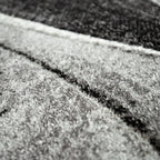 Modern Living Room Rug Brilliance Abstract Design - Grey Blue